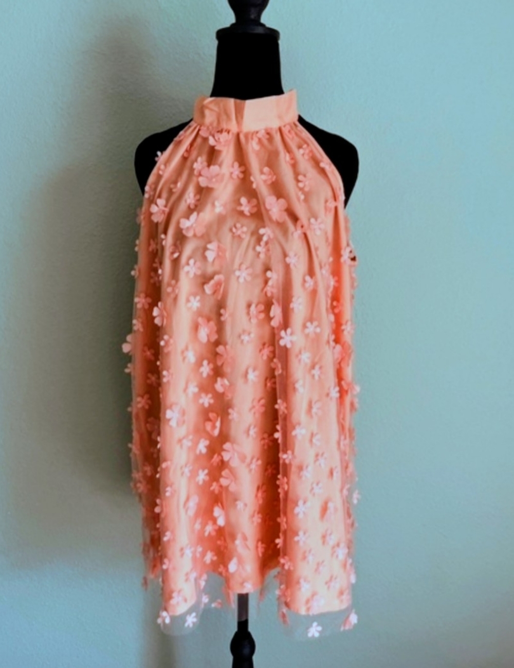 Beachsissi floral appliqué dress